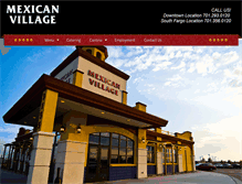 Tablet Screenshot of mexicanvillage.com